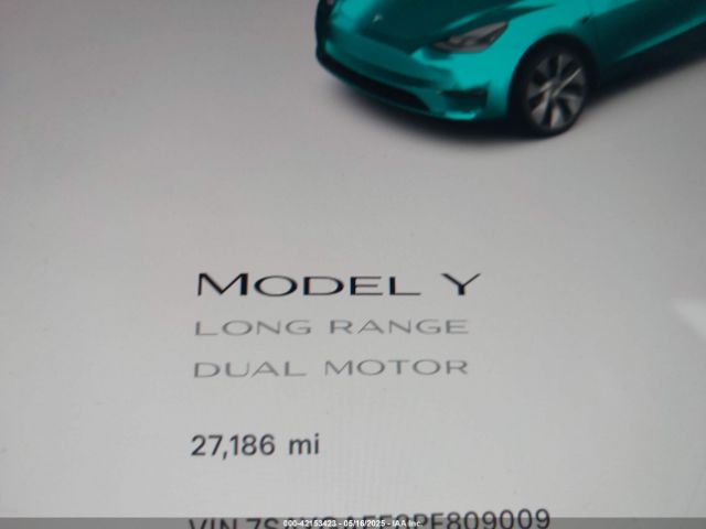 7SAYGAEE8PF809009 Tesla Model Y Awd/long Range Dual Motor All-wheel Drive