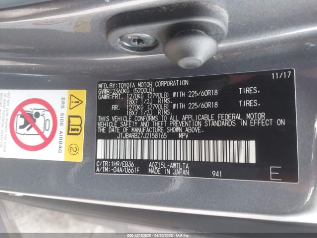 JTJBARBZ7J2158165 Lexus Nx 300 F Sport