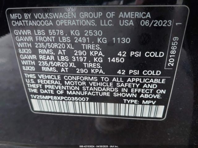 2023 VOLKSWAGEN ID.4 1V25MPE8XPC035007 Photo 8