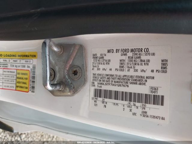 2016 FORD TRANSIT CONNECT NM0LS7F70G1267676 Photo 8