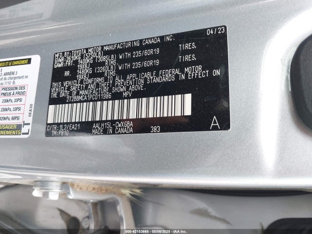 2T2BBMCA1PC011986 Lexus a25a-fxs, 5nm+4nm