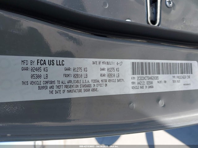 2C3CDXCT5HH620385 Dodge Charger Daytona 340 Rwd