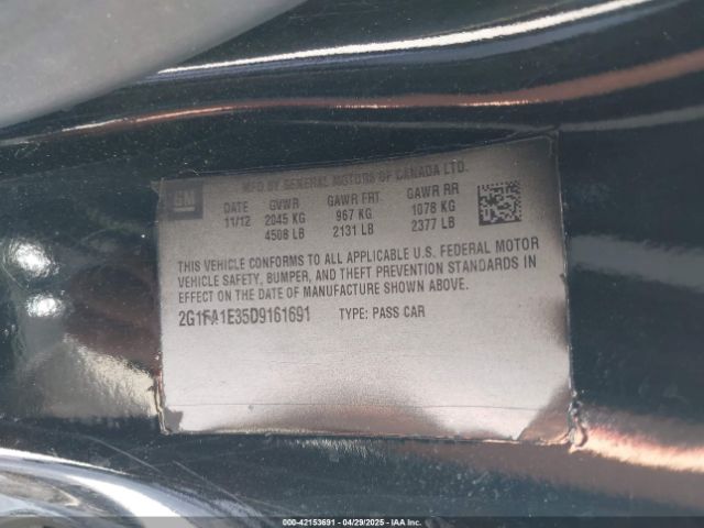 2013 CHEVROLET CAMARO 2G1FA1E35D9161691 Photo 8