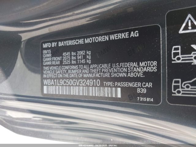 WBA1L9C50GV324910 BMW 228i Xdrive