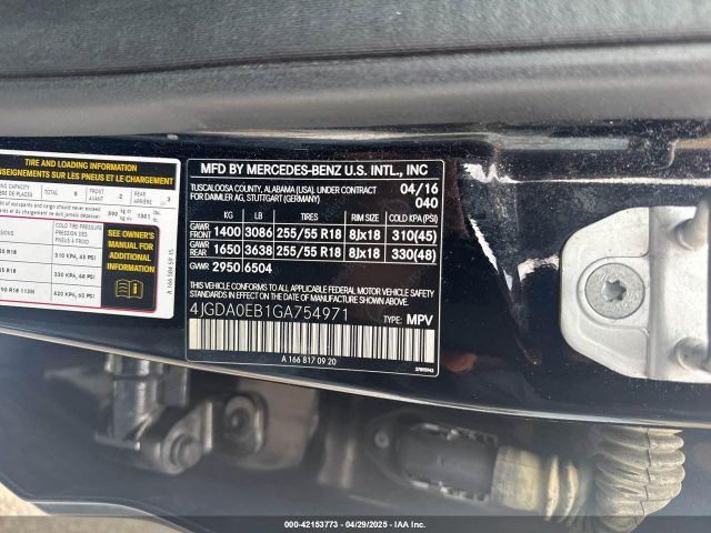 2016 MERCEDES-BENZ GLE 300D 4JGDA0EB1GA754971 Photo 8