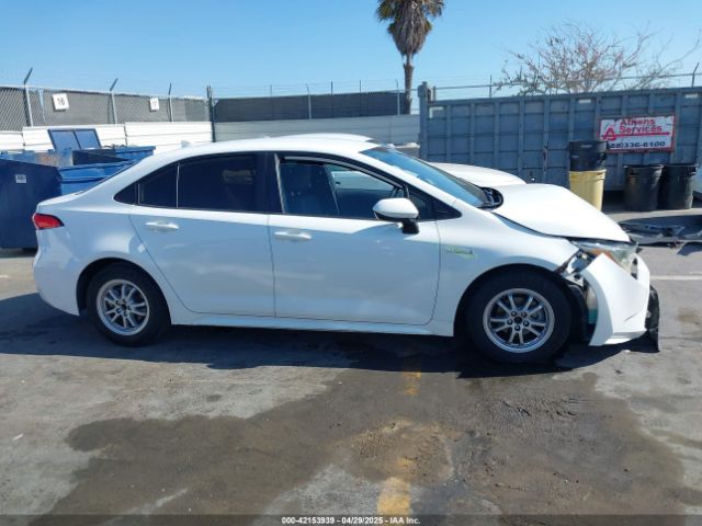 JTDEBRBE3LJ017693 Toyota Corolla Hybrid Le