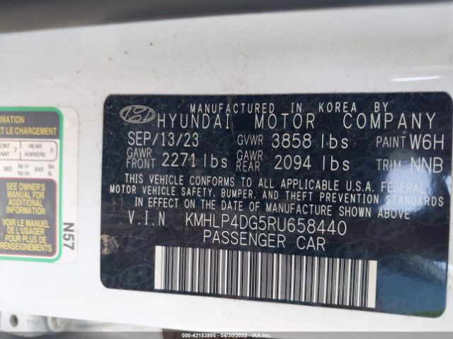 KMHLP4DG5RU658440 Hyundai mpi nu pe