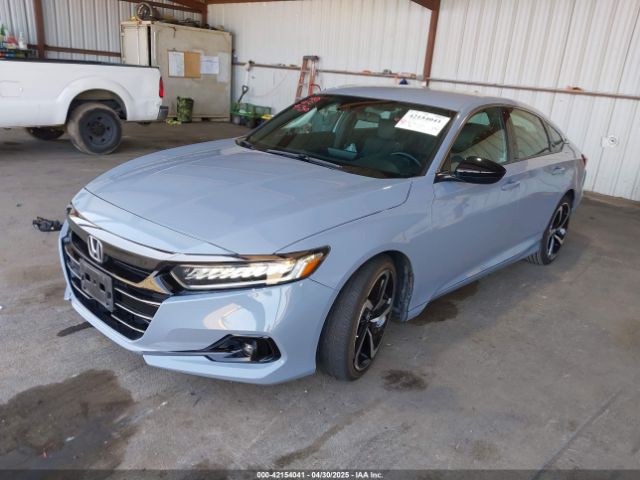 2021 HONDA ACCORD 1HGCV1F31MA075961 Photo 1