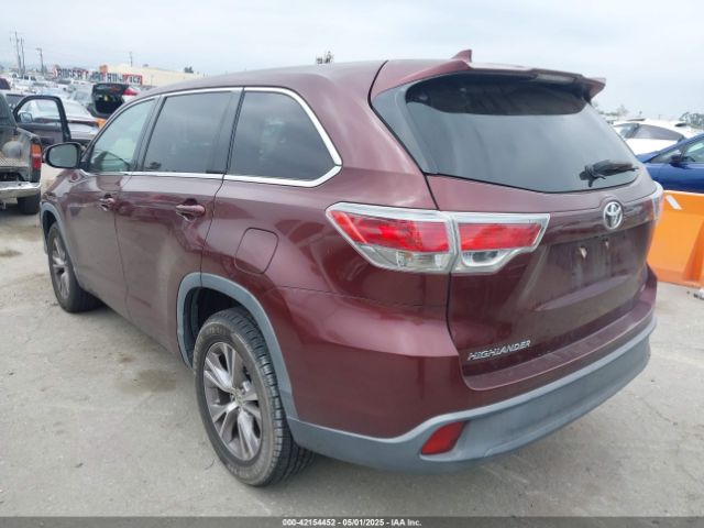 5TDZKRFH0FS115786 Toyota Highlander Le Plus V6