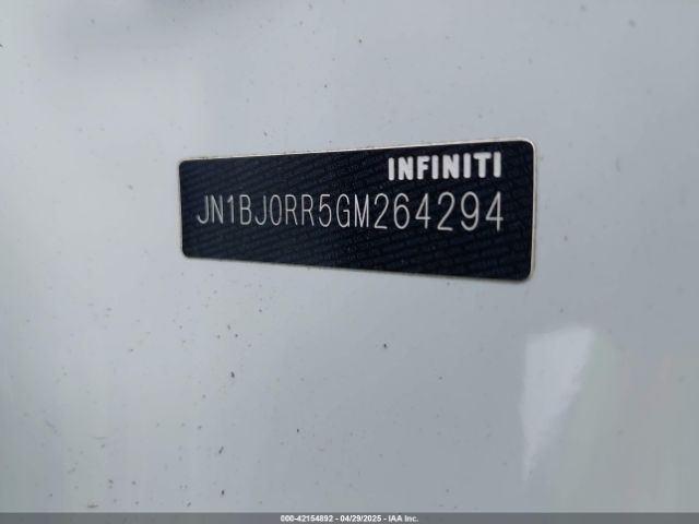 JN1BJ0RR5GM264294 Infiniti QX50