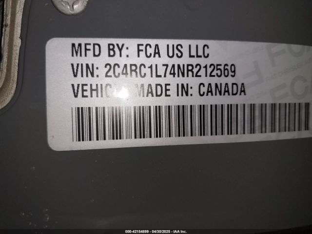2022 CHRYSLER PACIFICA HYBRID 2C4RC1L74NR212569 Photo 8