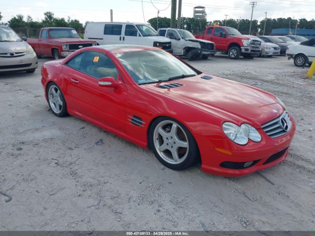2003 MERCEDES-BENZ SL 500 WDBSK75F83F019842