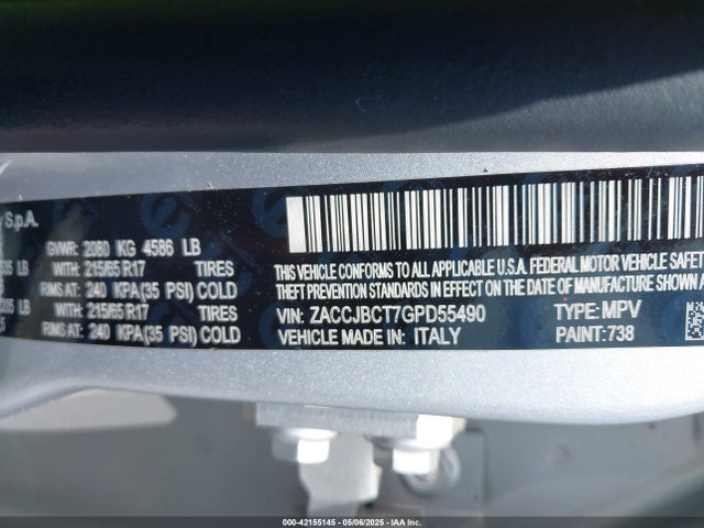 ZACCJBCT7GPD55490 Jeep Renegade Trailhawk