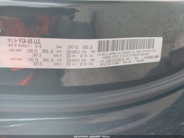 2C4RC1FG7JR358146 Chrysler Pacifica Touring Plus