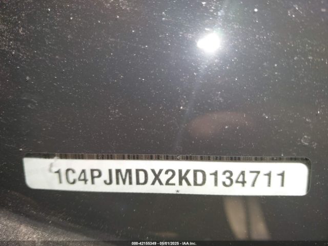 1C4PJMDX2KD134711 Jeep Cherokee Limited 4x4