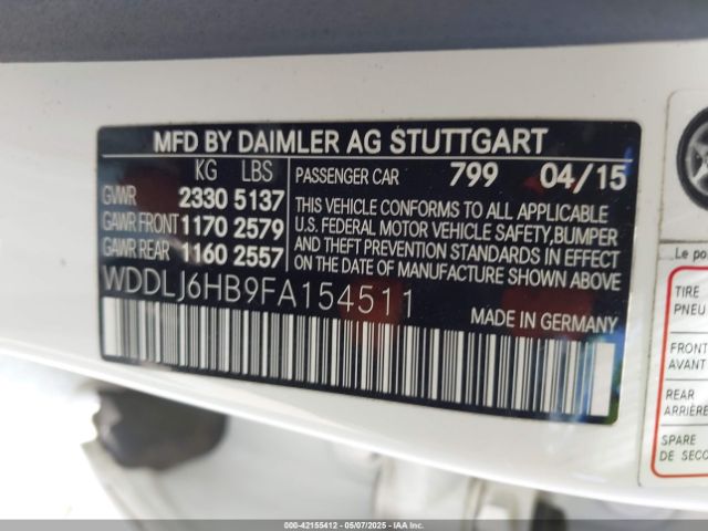 2015 MERCEDES-BENZ CLS 400 WDDLJ6HB9FA154511 Photo 8