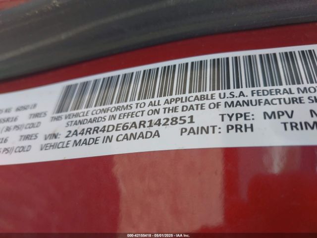 2010 CHRYSLER TOWN & COUNTRY 2A4RR4DE6AR142851 Photo 8