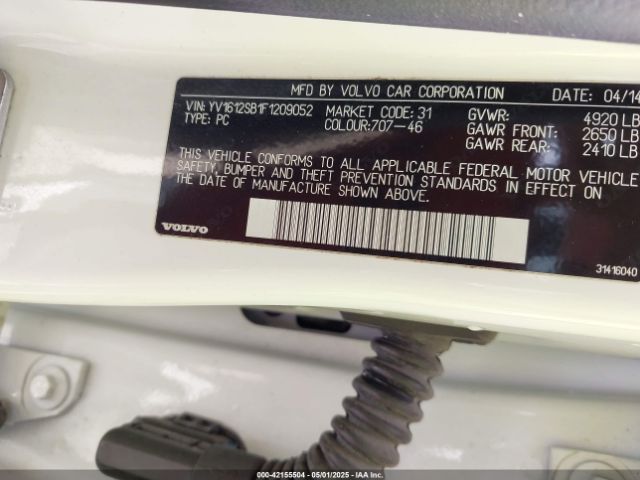 2015 VOLVO V60 YV1612SB1F1209052 Photo 8