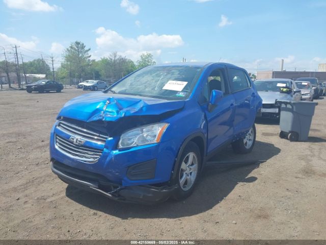 KL7CJPSB8FB107177 Chevrolet Trax 1ls