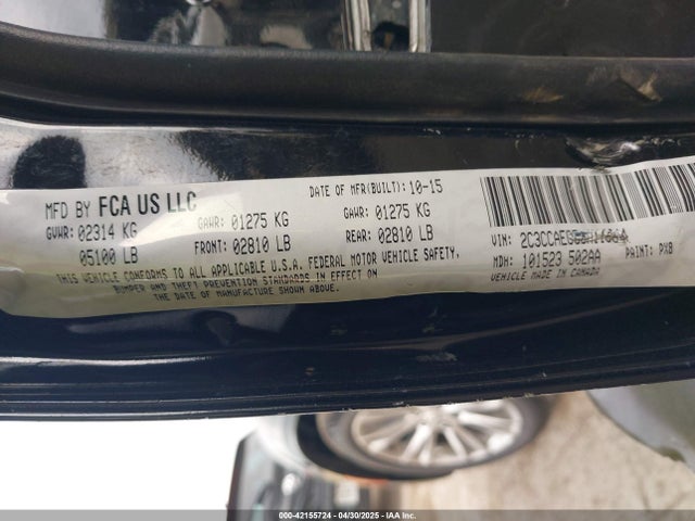 2C3CCAEG5GH116644 Chrysler 300C