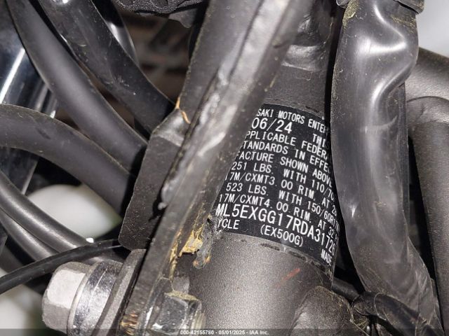 2024 KAWASAKI EX500 ML5EXGG17RDA31726 Photo 9