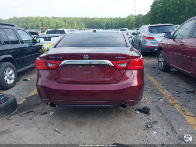1N4AA6AP1JC393299 Nissan Maxima 3.5 Platinum