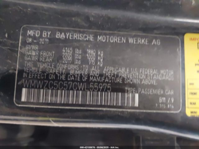 2012 MINI COOPER S COUNTRYMAN WMWZC5C57CWL55975 Photo 8