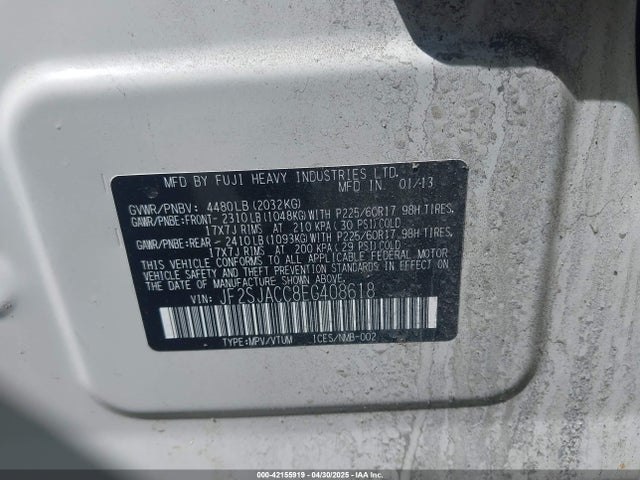 JF2SJACC8EG408618 Subaru Forester 2.5i Premium