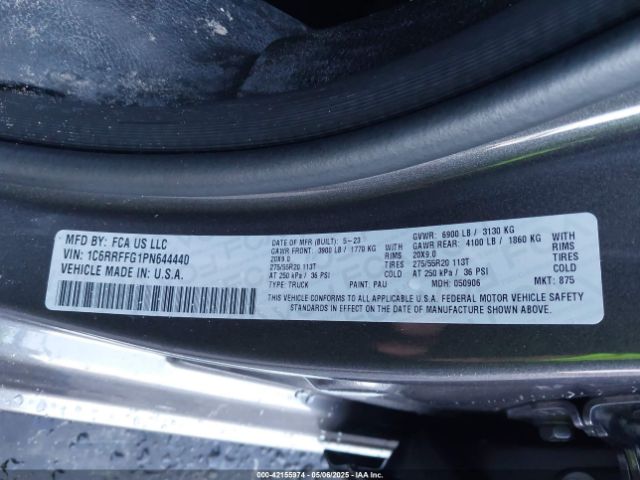 1C6RRFFG1PN644440 RAM 1500
