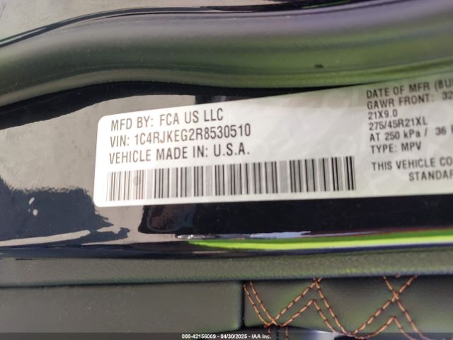 2024 JEEP GRAND CHEROKEE L 1C4RJKEG2R8530510 Photo 8