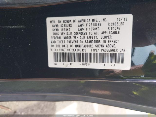 1HGCT1B73EA003420 Honda ACCORD EX