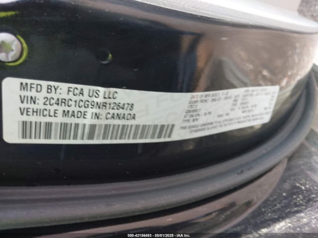 2C4RC1CG9NR126478 Chrysler Voyager Lx