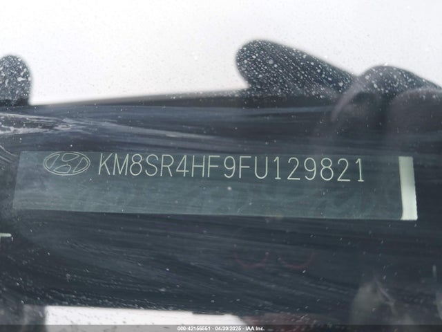 KM8SR4HF9FU129821 Hyundai dohc gdi lambda ii