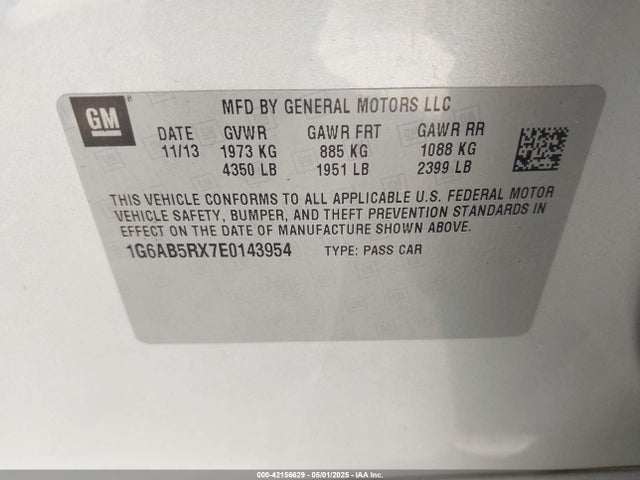 2014 CADILLAC ATS 1G6AB5RX7E0143954 Photo 8