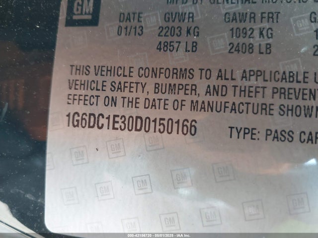 2013 CADILLAC CTS 1G6DC1E30D0150166 Photo 8