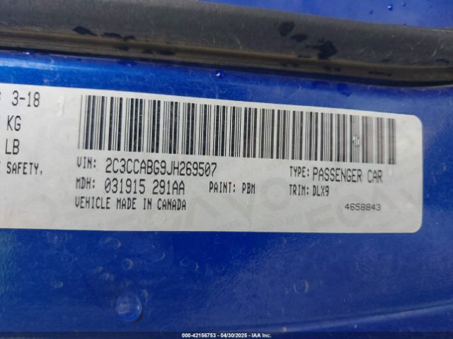 2018 CHRYSLER 300 2C3CCABG9JH269507 Photo 8