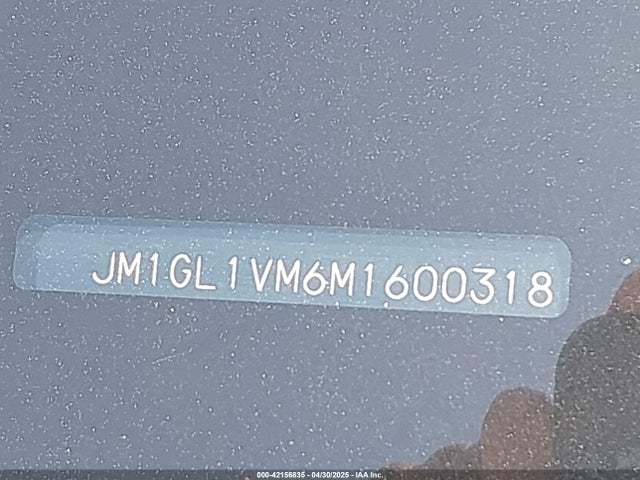 JM1GL1VM6M1600318 Mazda Mazda6 Touring