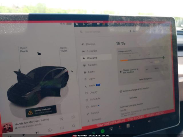 7SAYGDEE0PA111430 Tesla Model Y Awd/long Range Dual Motor All-wheel Drive