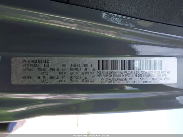 2019 JEEP WRANGLER UNLIMITED 1C4HJXDG3KW662946 Photo 8