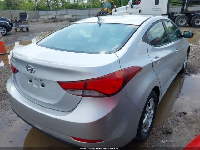 KMHDH4AE8EU172798 Hyundai ELANTRA SE