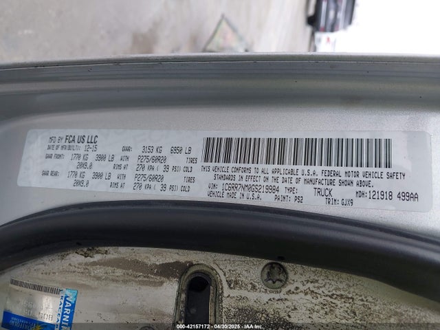 1C6RR7NM0GS219984 RAM 1500