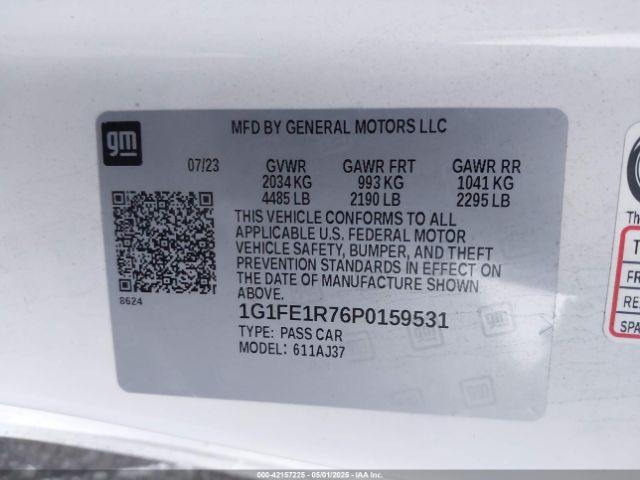 1G1FE1R76P0159531 Chevrolet lt1