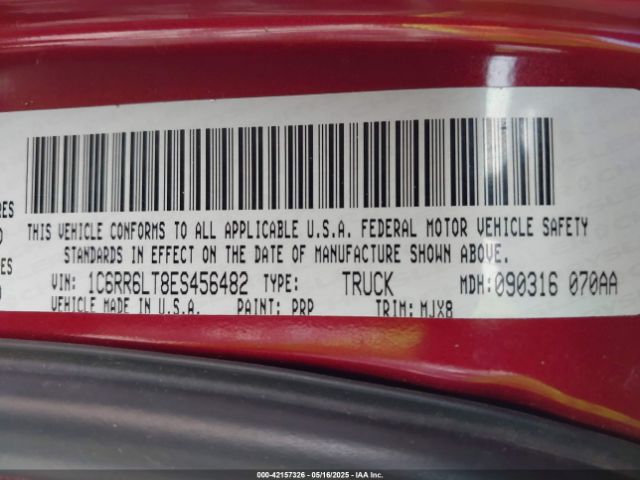 1C6RR6LT8ES456482 RAM 2014