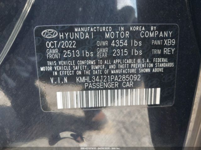 KMHL34J21PA285092 Hyundai Sonata Limited