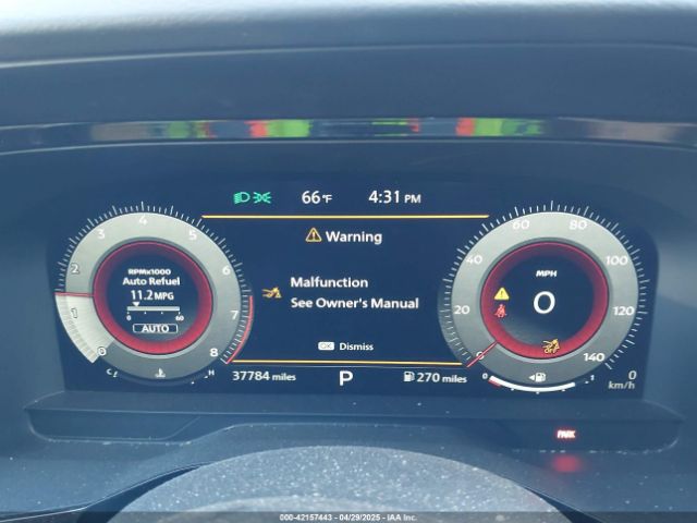 5N1DR3DK8PC227655 Nissan Pathfinder Platinum 4wd