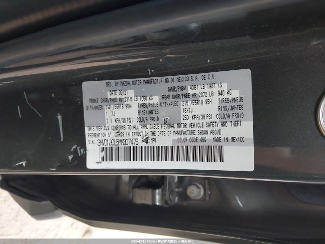 3MVDMBDL5MM307476 Mazda Cx-30 Premium