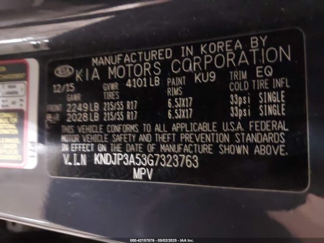 KNDJP3A53G7323763 KIA SOUL +