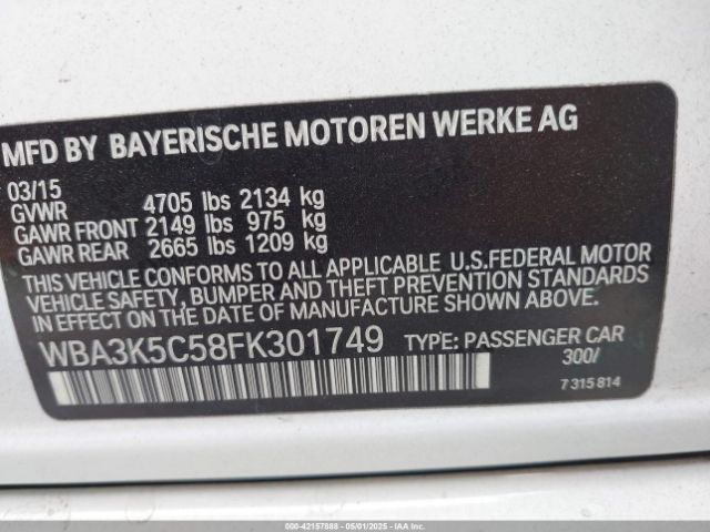 WBA3K5C58FK301749 BMW 328d Xdrive