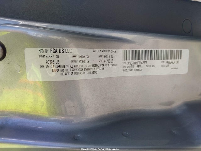 3C3CFFAR8FT667328 Fiat 500 POP