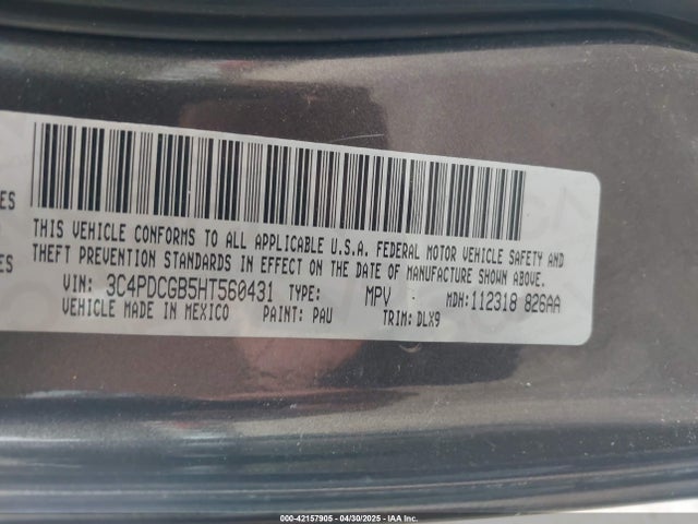3C4PDCGB5HT560431 Dodge Journey Crossroad Plus